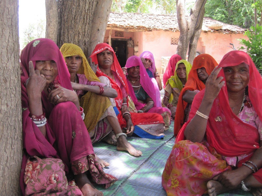 women in veil