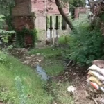 Due to non-construction of drain, rain water enters the houses of villagers