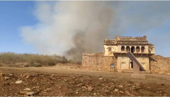 Kalinjar Fort caught fire 4 times in 2 months